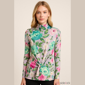 White Birch Floral Blouse - Multicolor
